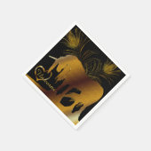 De Golden Unicorn Servet (Hoek)