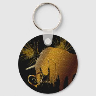 De Golden Unicorn Sleutelhanger