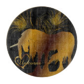 De Golden Unicorn Snijplank (Voorkant)