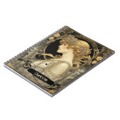 De Golden Woman gepersonaliseerd Notitieboek (Linkerzijde)