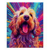 De Goldendoodle Dog 001 - Zetton Ziana Perfect Poster (Voorkant)