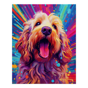 De Goldendoodle Dog 001 - Zetton Ziana Perfect Poster