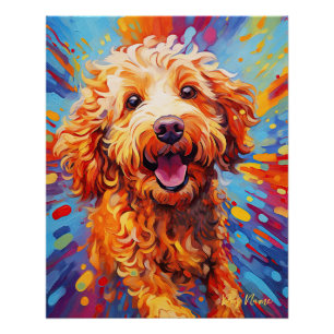 De Goldendoodle Dog 005 - Zetton Ziana Perfect Poster