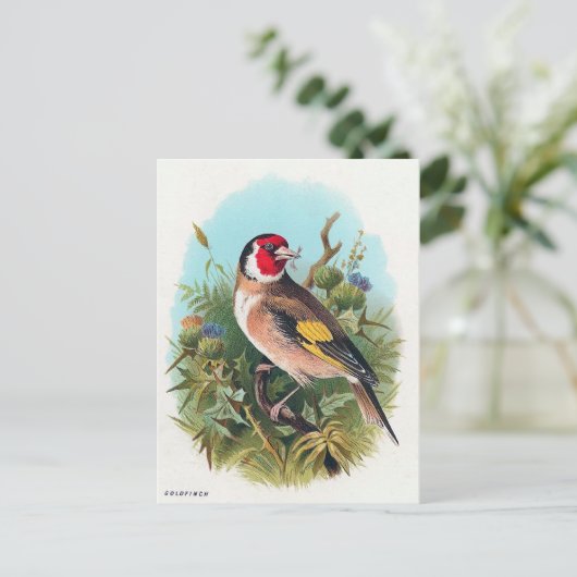 De Goldfinch Briefkaart (Staand voorkant)