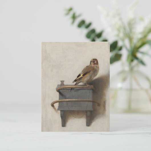 De Goldfinch Briefkaart (Staand voorkant)