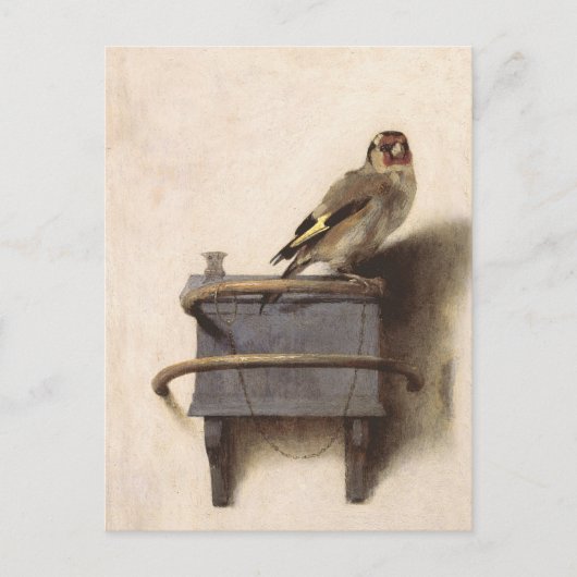 De Goldfinch Briefkaart (Voorkant)