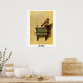 De Goldfinch. Door Carel Fabritius Poster (Keuken)