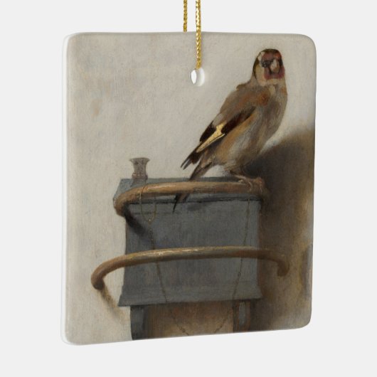 De Goldfinch Keramisch Ornament (Rechts)