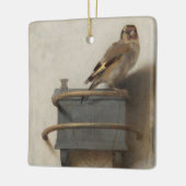 De Goldfinch Keramisch Ornament (Links)
