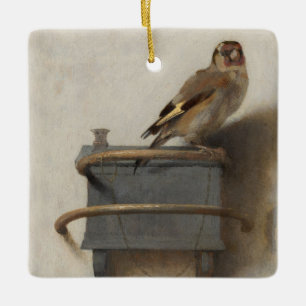 De Goldfinch Keramisch Ornament