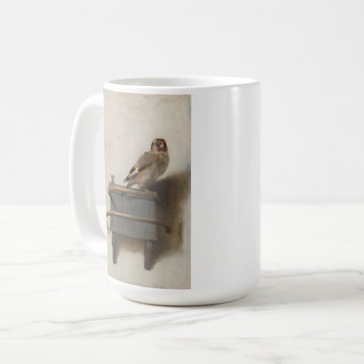De Goldfinch Koffiemok (Voorkant links)
