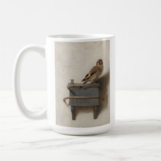De Goldfinch Koffiemok (Links)