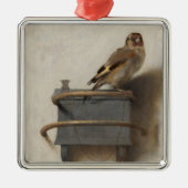 De Goldfinch Metalen Ornament (Voorkant)