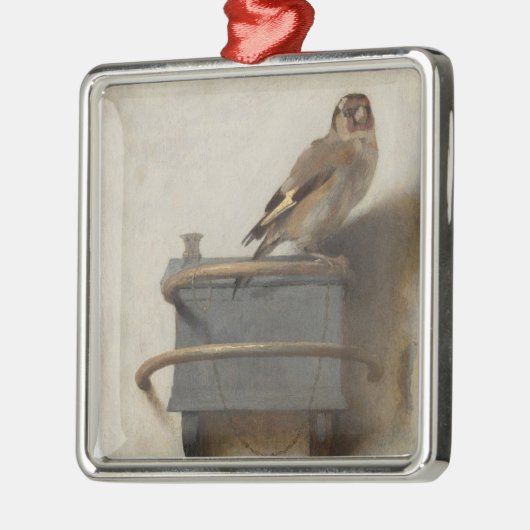 De Goldfinch Metalen Ornament (Links)