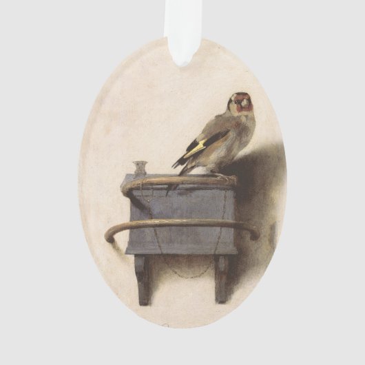 De Goldfinch Ornament (achterkant)