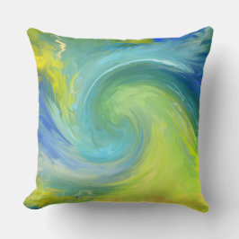 De golf - abstract - Kussens ontworpen