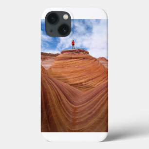 De golf, Arizona - Abstracte woestijn Case-Mate iPhone Case