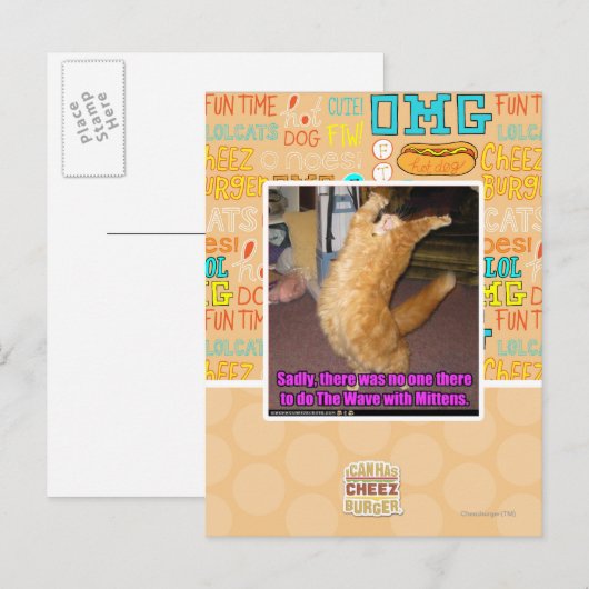 De golf briefkaart (Voorkant / Achterkant)