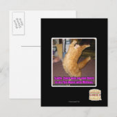 De golf briefkaart (Voorkant / Achterkant)