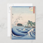 De golf briefkaart (Voorkant / Achterkant)