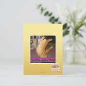 De golf briefkaart (Staand voorkant)