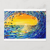 De golf briefkaart (Voorkant)