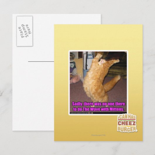 De golf briefkaart (Voorkant / Achterkant)