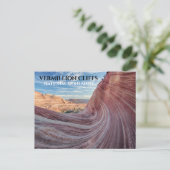 De golf, Coyote Bluffs, Vermillion Cliffs, AZ Briefkaart (Staand voorkant)
