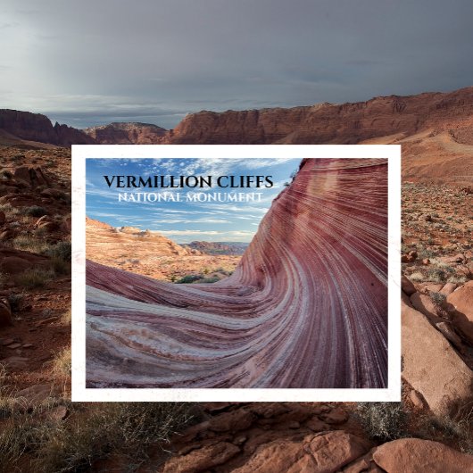 De golf, Coyote Bluffs, Vermillion Cliffs, AZ Briefkaart