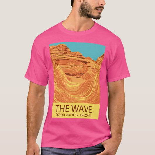 De golf - Coyote Buttes Arizona T-shirt (Voorkant)