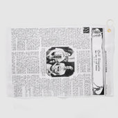 De Golf Etiquette Golf Towel van 1930 Golfhanddoek (Horizontaal)