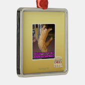 De golf metalen ornament (Rechts)