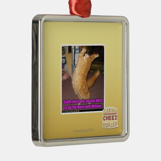 De golf metalen ornament (Rechts)