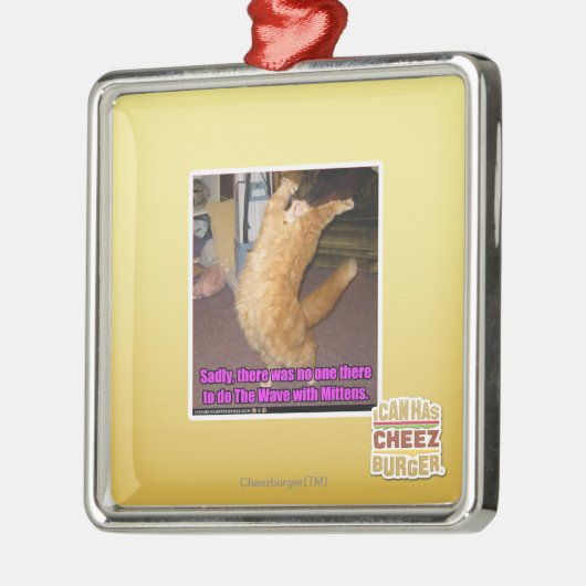 De golf metalen ornament (Links)