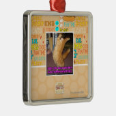 De golf metalen ornament (Rechts)