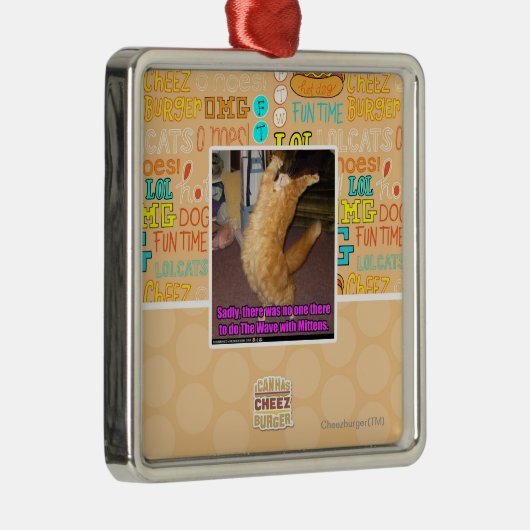 De golf metalen ornament (Rechts)