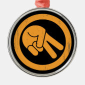 De golf metalen ornament (Voorkant)