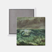 De golf, na 1870 magneet (Voorkant / Achterkant)