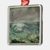 De golf, na 1870 metalen ornament (Links)