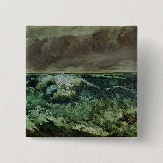 De golf, na 1870 vierkante button 5,1 cm (Voorkant)