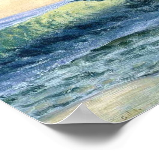 De golf poster (Hoek)