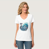 De golf surfen t-shirt (Voorkant volledig)