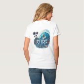 De golf surfen t-shirt (Achterkant volledig)