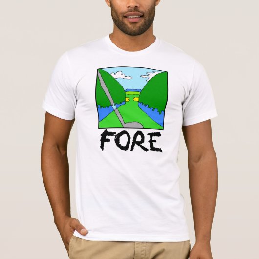 De Golf T-shirt (Voorkant)