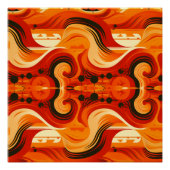 De golf uit de jaren 60 perfect poster (Voorkant)