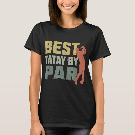 De Golf Vader Golffather Grappige Golfen Vaders D T-shirt (Voorkant)