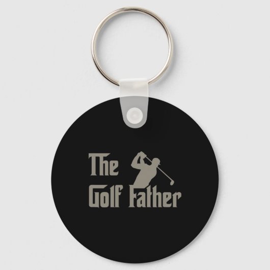 De Golf Vader Grappige Golfen Voor Golfer Vader Sleutelhanger (Voorkant)