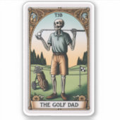 De Golf vader Tarot Sticker (Voorkant)