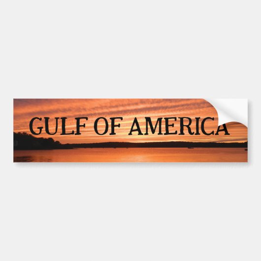 de Golf van Amerika in de nieuwe Gouden Eeuw Bumpersticker (Voorkant)