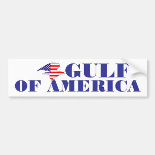 de Golf van Amerika in het nieuwe Gouden Tijdperk Bumpersticker